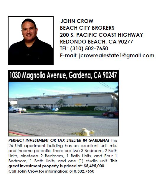 Gardena Apartment Rentals For Sale